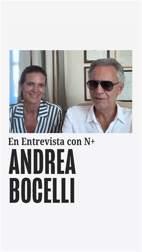 En entrevista con N , Andrea Bocelli y su esposa, Veronica Berti, hablaron sobre Because I Believe (Porque creí), el nuevo documental que recorre la vida del tenor italiano, sus inicios marcados por la inseguridad, su fe en la música y su incansable entrega a su talento. También adelantan nuevos discos, conciertos y su esperada colaboración con Karol G en el Vaticano. #AndreaBocelli #entrevista | NMás