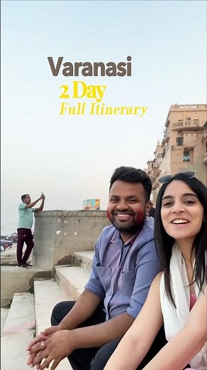 Varanasi 2 day perfect itinerary | Temples, food, aarti, full guide 🤗 #travel #varanasi #banaras