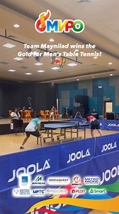 10K views · 53 reactions | Men’s Table Tennis Champions, Team Maynilad!  #8MVPO #TuloyangAlabTuloyangLaban | MVP Olympics | Facebook