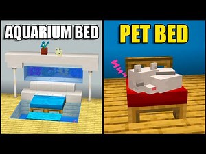 Minecraft: 10+ Realistic Bed Ideas! (Easy)