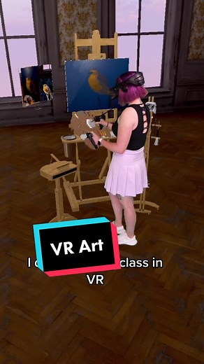 It’s still a WIP 😰 Game is Vermillion coming soon to VR. #vr #art #oilpainting