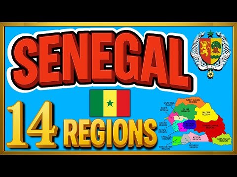 Senegal Map Explained 🇸🇳 | 14 Regions of Senegal
