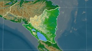 「Nicaragua Area Map Azimuthal Equidistant Projection」の動画素材（ロイヤリティフリー）30670120 | Shutterstock