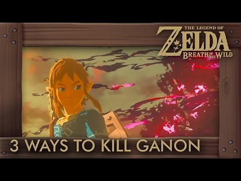 Zelda Breath of the Wild - 3 Ways to Kill Ganon Without Bow of Light