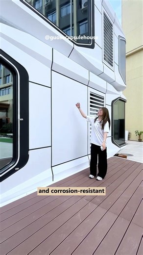 No one can resist this big guy😍😍 #Guose国色 #TinyHome #PrefabHouse #FullyFurnished #ModularHouse
