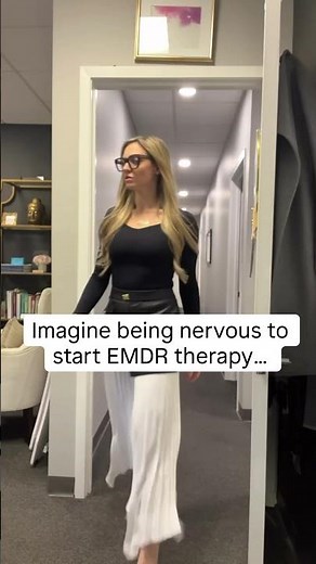 Imagine being nervous to start EMDR therapy… but this is your therapist.