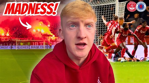 Scenes In The Granite City: Aberdeen Stun Rangers At Pittodrie