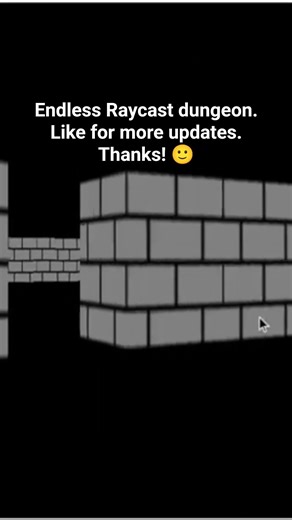 Endless 3D dungeon in JavaScript going to turn into a roguelike. like & comment #shorts #3d #gaming