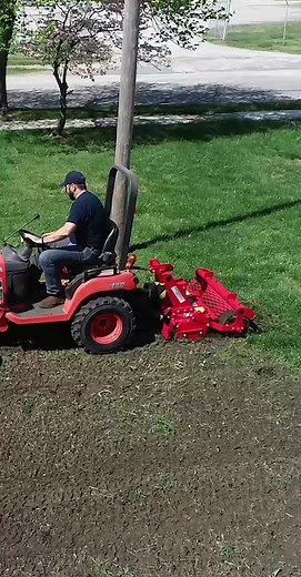 Put your subcompact or compact tractor to work with an Ibex TX40 Power Harrow! Great for gardens, fields, construction sites, sporting facilities, riding arenas and anywhere else you need perfectly leveled, weed-free ground. #smallfarm #farmlife #hobbyfarm #diy #instocknow #onsale #powerharrow
