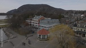 flying clockwise around Gazebo in Cold Spring NY