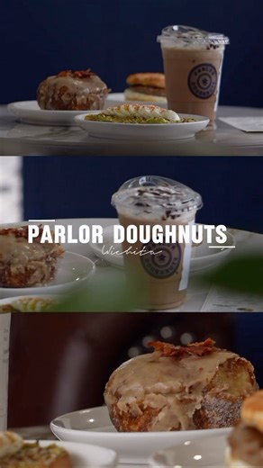 @wichitaparlor is officially open! Parlor Doughnuts is a craft doughnut and coffee shop offering layered doughnuts, hot breakfast items for those that prefer savory options, and of course coffee / juices. The doughnuts are thick!! So albeit a bit higher in price, they are hefty. Oh! They're also vegan/gluten friendly, and keto friendly options! Plus a bonus doggie doughnut for our furry friends. Go give them a try today from 8-4 for the grand opening! And if you download the app you can score a 