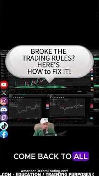 Broke the Trading Rules