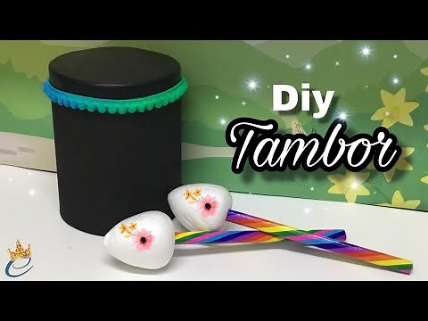 ✂️ COMO HACER UN TAMBOR.