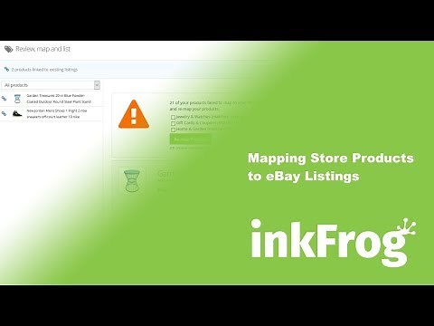inkFrog Open Webinar: Map Store Products to eBay Listings