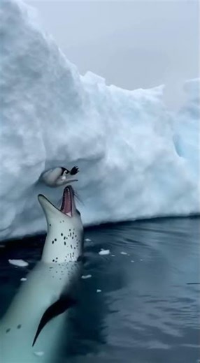 🐧 Shocking! Ultimate Leopard Seal HUNTS Penguin NOW! #LeopardSeal #Ultimate #Shocking #Hidden