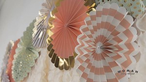 Looking for a unique wedding ceremony backdrop? This DIY can be used at both your ceremony AND reception. Get the DIY here: http://bit.ly/2qEic5N | Woman Getting Married