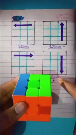 3by 3 Rubik's cube solve magic trick #algorithm #popular #puzzle #cube #cuber #trending #
