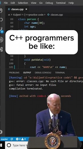 C++ Programmers be like… #shorts #DevHumor #C++