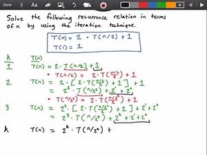 Recurrence Relation