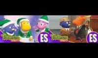 Mix of 2 videos from youtube : los backyardigans episodios