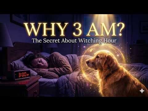 WHY 3 AM? The Spiritual Reason Your Pet Wakes You Up (Witching Hour Secret)