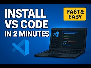 How to Install VS Code in 2 Minutes (Beginner Friendly) || FAST & EASY Tutorial || Full Setup