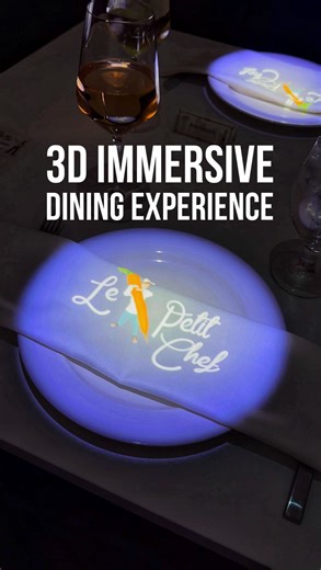Stuff to do in Texas on Instagram: "There is a New 3D immersive dining experience in Dallas ✨ you need @le.petitchef 👨‍🍳 Le Petite Chef is an immersive dining experience with an interactive table that is family friendly. Watch as the worlds tiniest chef creates you a 5 course dinner of dishes from all across the world. Each dinner comes with themes and the theme changes every 4-6 months. The one in Dallas is currently a trip through France with dishes like seafood soup, lobster, 