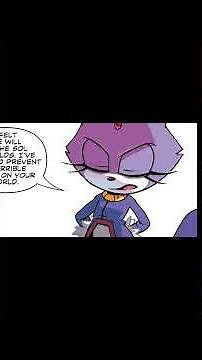 Sonic Introduces Tangle to Blaze [DUB] #sonicthehedgehog #tanglethelemur #blazethecat #idwcomics