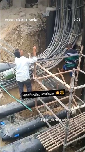 plate Earthing installation 💥😎