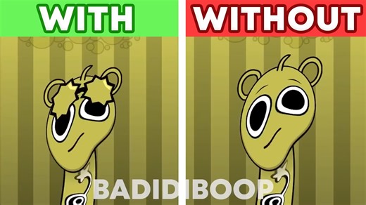 Sprunki Mustard 版本与无 Things 版本 - 免费在线玩！