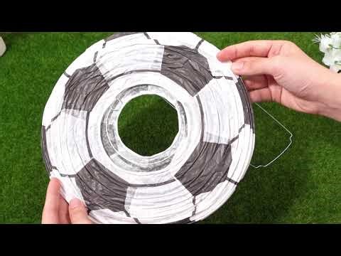 12-Inch Soccer Paper Lanterns (5-Pack) | Perfect for World Cup & Soccer Parties! 🎉⚽