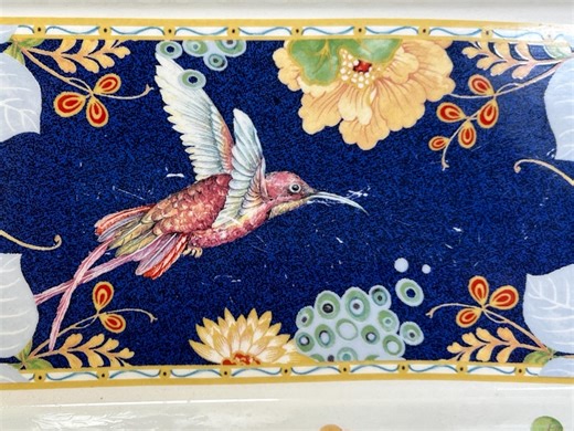Spode Rare Java Birds and Flowers Rectangular Dish - Etsy