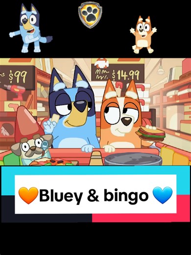 🧡Bluey & bingo 💙 ^.^♡☆#australia🇦🇺