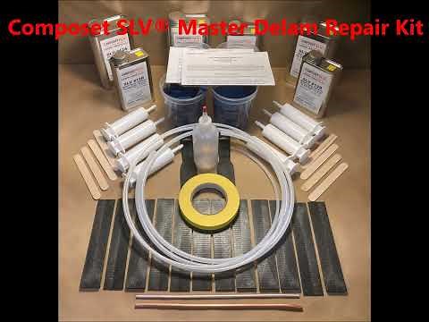 RV Wall & Siding Delamination Repair. Composet SLV® Epoxy Injection, RV Fiberglass Siding Wood foam