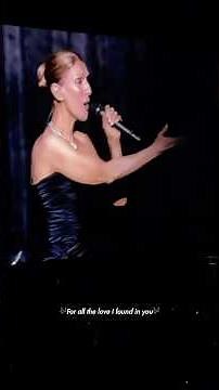 Céline Dion Sings “Because You Loved Me” 🥹 Who’s Your Person?