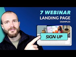 7 Best Webinar Landing Page Examples [to copy]