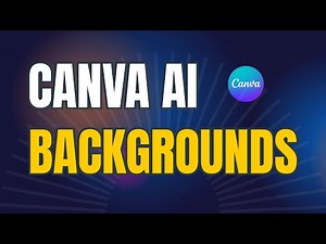 Create Stunning AI Backgrounds with CANVA AI (Step-by-Step)