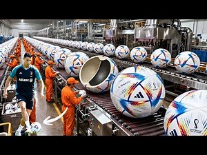 Inside a Modern Football Factory: How to Making World Cup Footballs (Full Process)