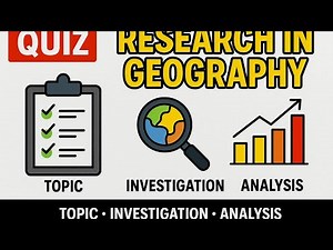 G12 Unit 8 Research in Geography