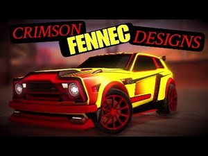 5 nice CRIMSON FENNEC DESIGNS | Rocket League