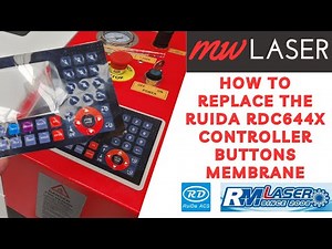 How To Replace RuiDa Controller Buttons Membrane - MW Laser + RM Laser