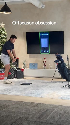 Golf Daddy on Instagram: "Never quit practicing, especially during the winter ❄️ stay sharp, so your swing won’t leave you ⛳️ #golfdaddy"