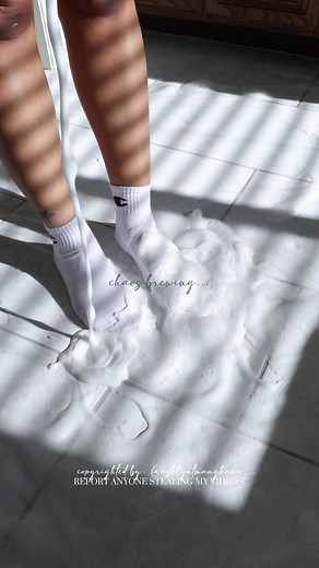 CHAOS BREWING… Stay Tuned 😈 #sudsy #sudsycleaning #cleantok #asmr #spongesqueezing