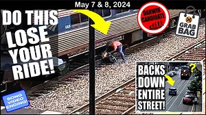 10K views · 212 reactions | Craw under the Train and lose Your Ride! Standoff Car backs down entire street! Deer Frolicking at The Big 10 Curve with music Northern Illinois & Wisconsin, Knoxville & Holston River, Carolina Costal Railway Engines, Depressed Pandas, and way more Please Like & Subscribe; it helps us to continue the Grab Bags and find new camera locations. Music from an Epidemicsound.com Subscription Song: “Moppin up the Floor” By Binkley | Virtual Railfan | Facebook