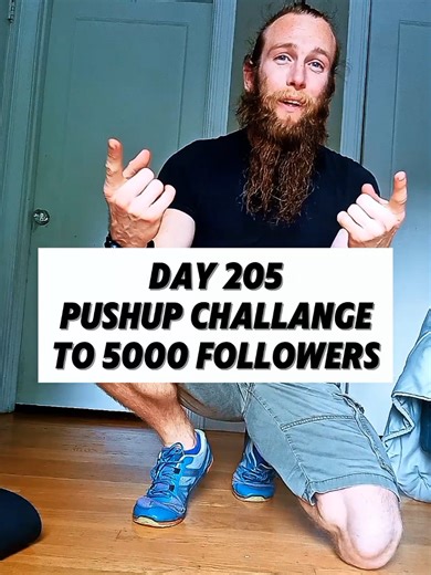 Day 205 of my pushup challenge to reach 5,000 followers #pushups #challenge #followme #fitness #letsgo