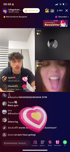 Live Streaming Interaction Between Two Engaging Personalities