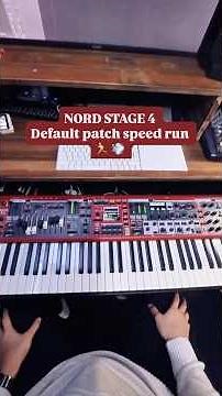 Quick setup for Nord Stage 4!#auxkeys #piano #nord #worship