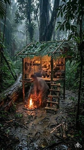 Hidden Jungle Home #beforeandafter #home #restoration #satisfying #vintagefarmhouse