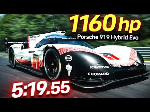 Fastest Lap Record At Nurburgring By Porsche 919 Hybrid Evo Explained