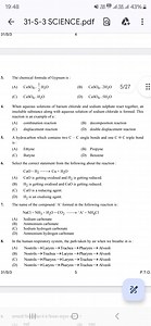 The chemical formula of Gypsum is:(A) CaSO4. 1/2 H2O(B) CaSO4... | Filo